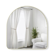 Umbra Hubba Arched Mirror Brass