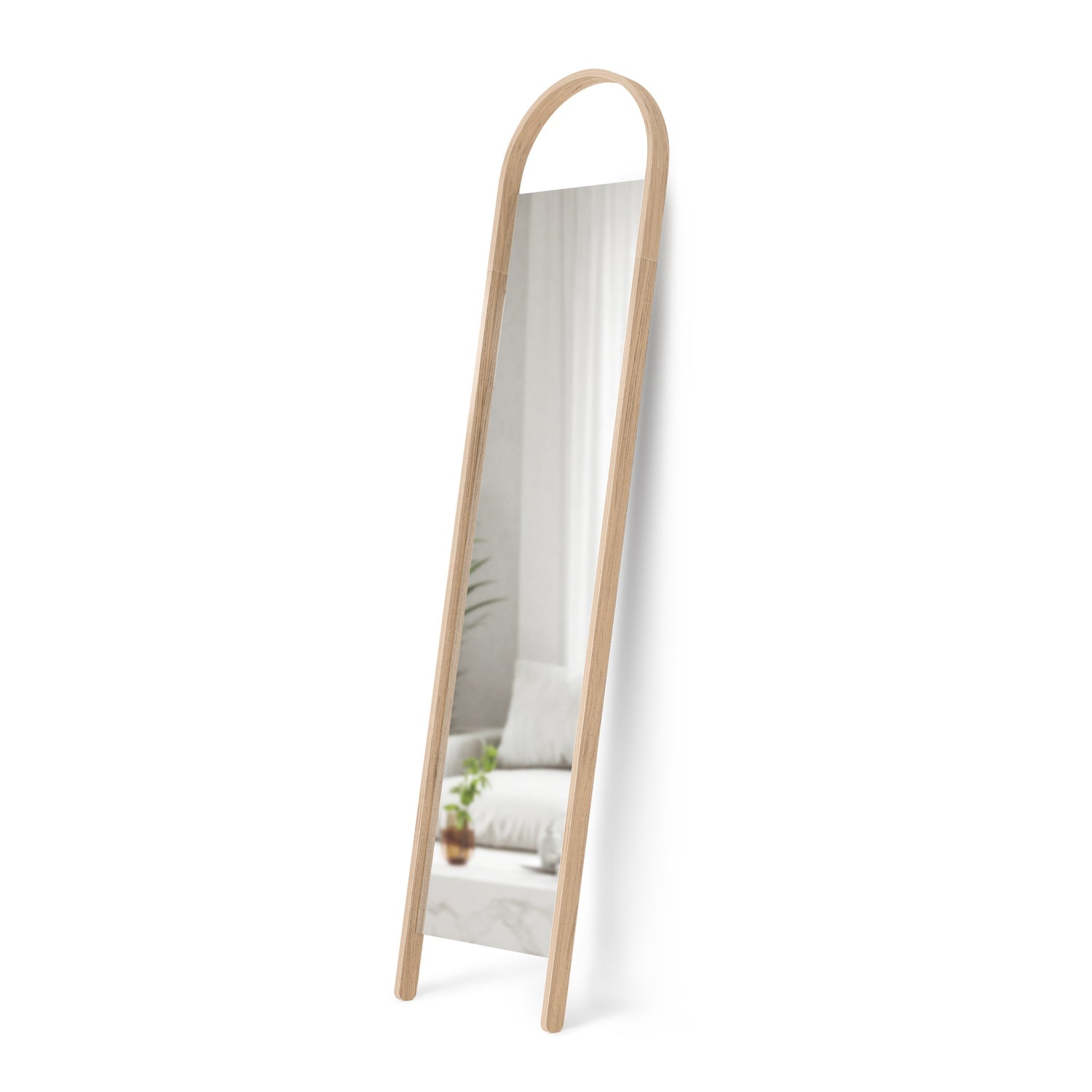 Umbra Bellwood Leaning Mirror Natural