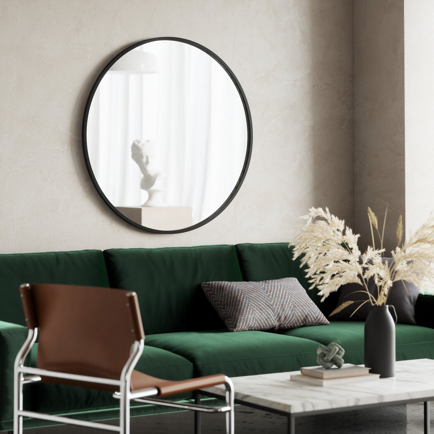 Umbra Hub Mirror 91cm Black