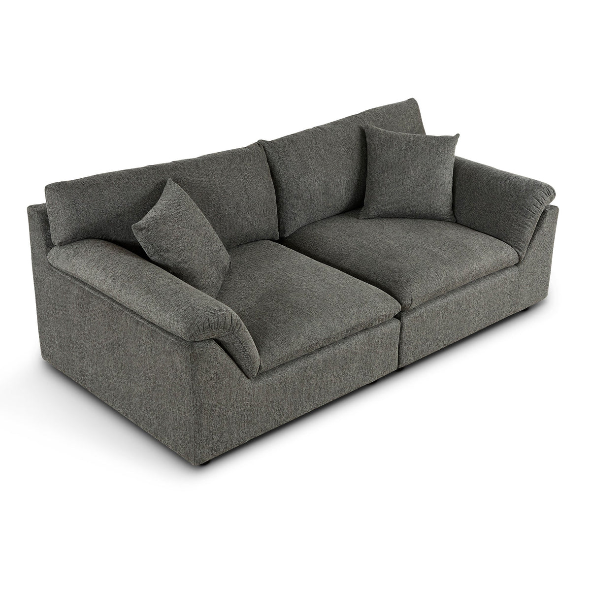 Emery 2 Seater Modular Sofa Grey