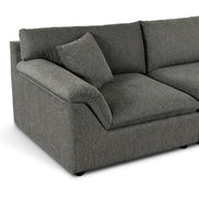 Emery 2 Seater Modular Sofa Grey