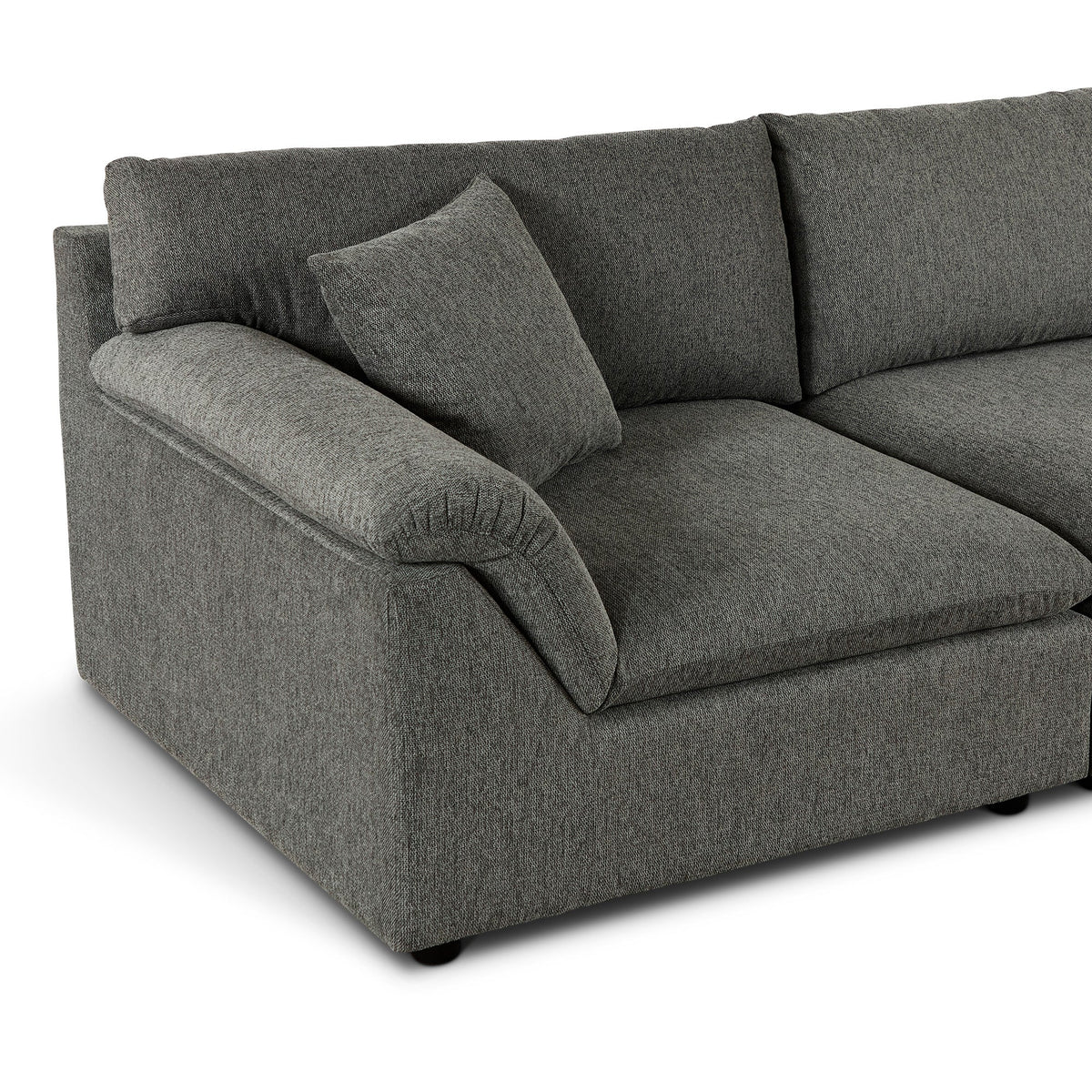 Emery 2 Seater Modular Sofa Grey