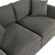 Emery 2 Seater Modular Sofa Grey