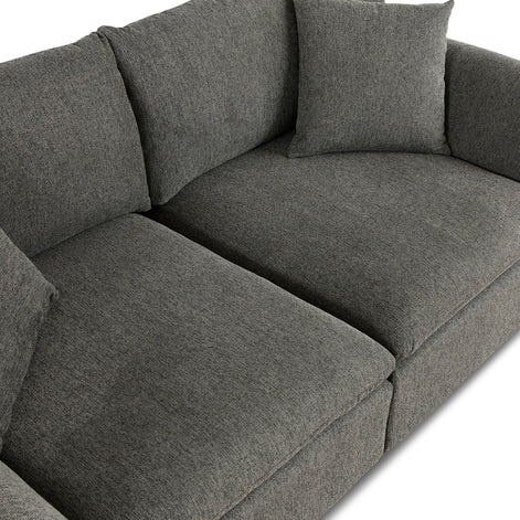 Emery 2 Seater Modular Sofa Grey