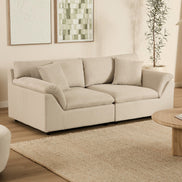 Emery 2 Seater Modular Sofa Oat