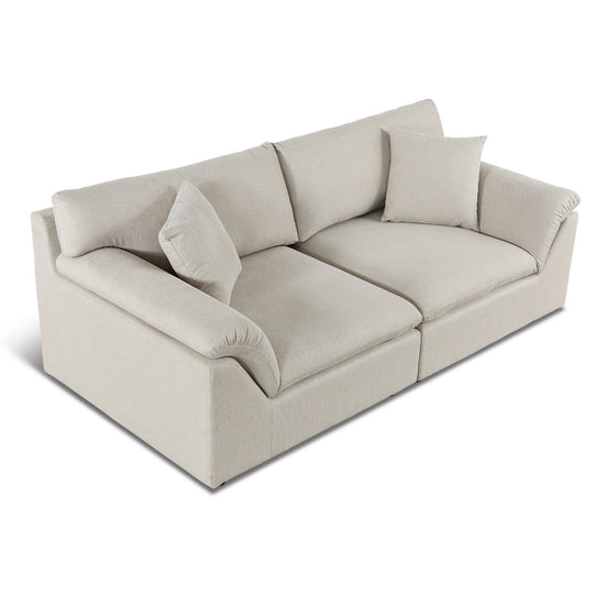 Emery 2 Seater Modular Sofa Oat