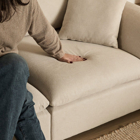Emery 2 Seater Modular Sofa Oat