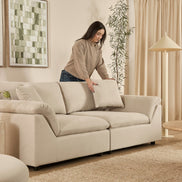 Emery 2 Seater Modular Sofa Oat
