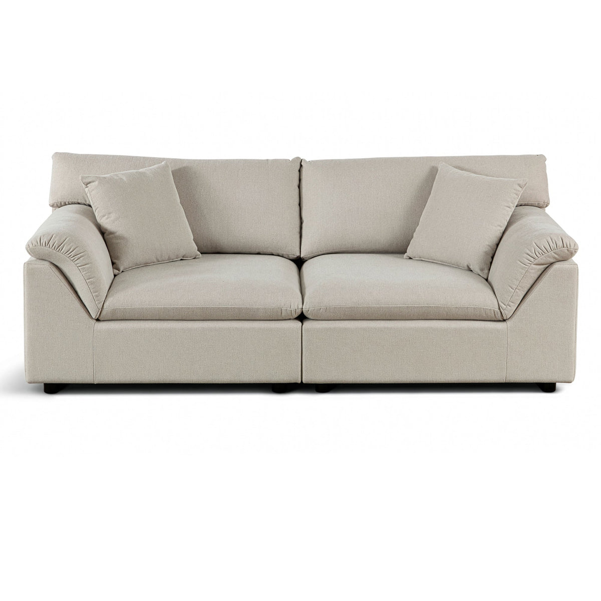 Emery 2 Seater Modular Sofa Oat
