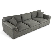 Emery 3 Seater Modular Sofa Grey