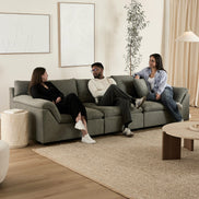 Emery 3 Seater Modular Sofa Grey