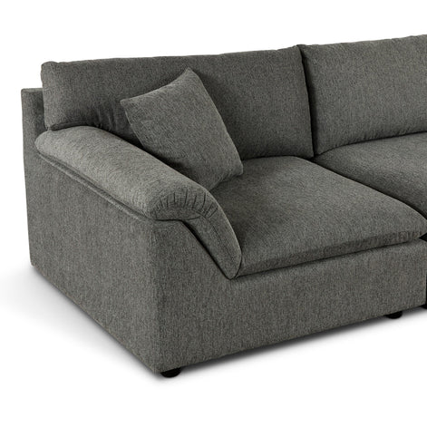 Emery 3 Seater Modular Sofa Grey