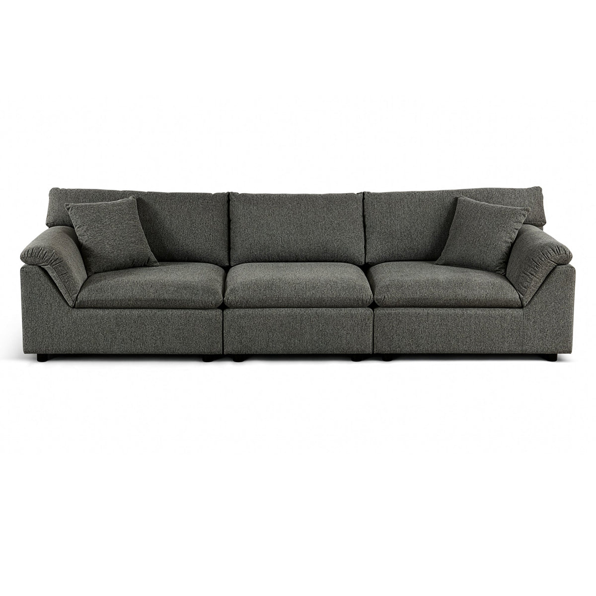 Emery 3 Seater Modular Sofa Grey