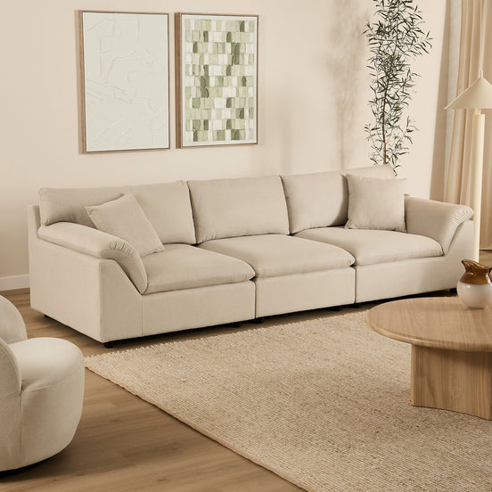 Emery 3 Seater Modular Sofa Oat