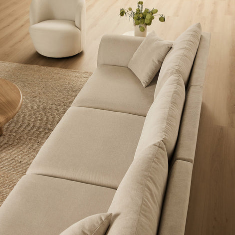 Emery 3 Seater Modular Sofa Oat