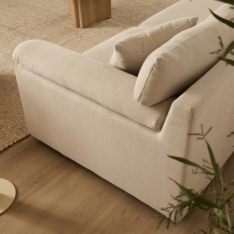 Emery 3 Seater Modular Sofa Oat