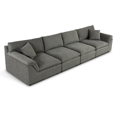 Emery 4 Seater Modular Sofa Grey
