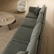 Emery 4 Seater Modular Sofa Grey