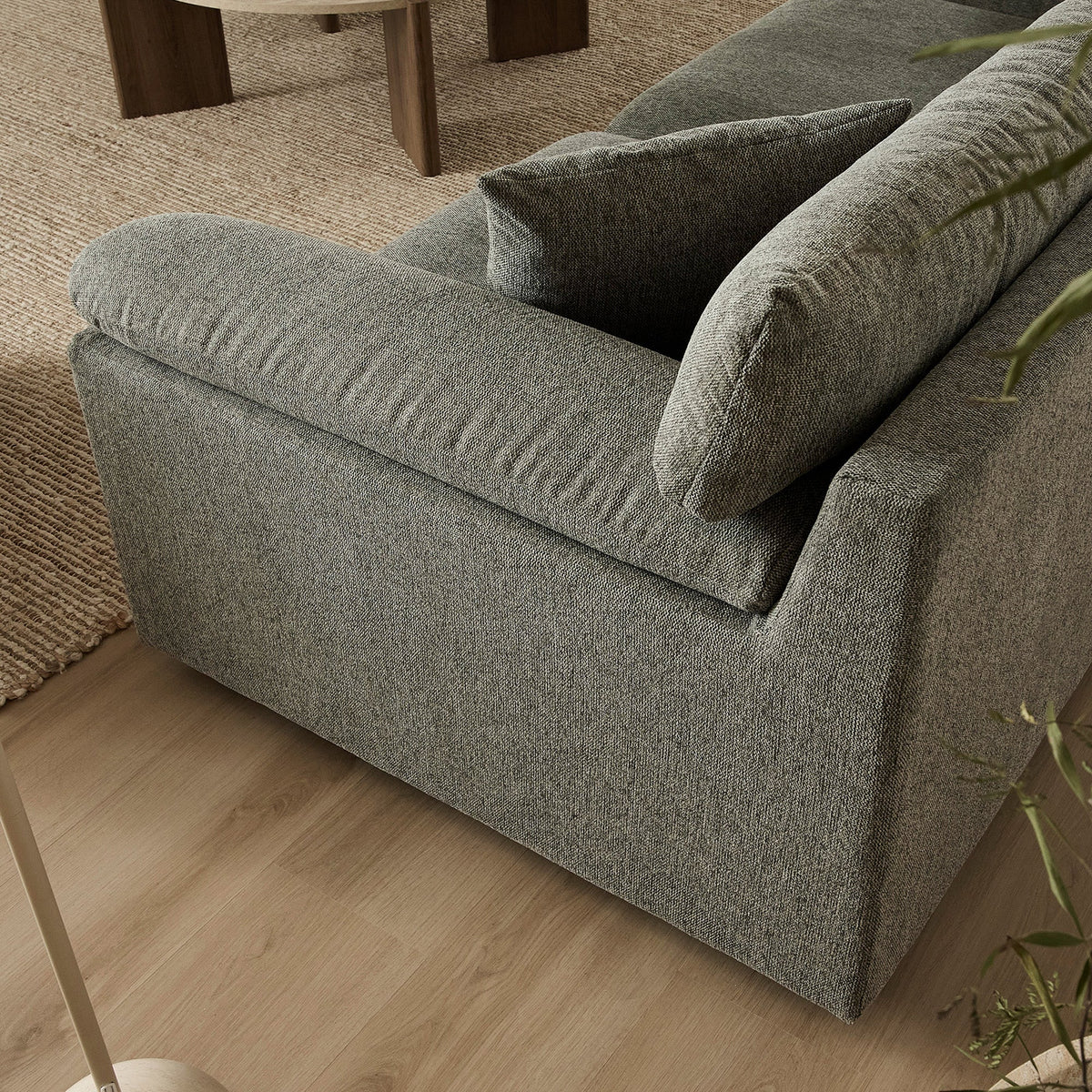 Emery 4 Seater Modular Sofa Grey