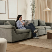 Emery 4 Seater Modular Sofa Grey