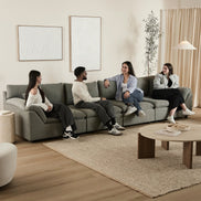 Emery 4 Seater Modular Sofa Grey