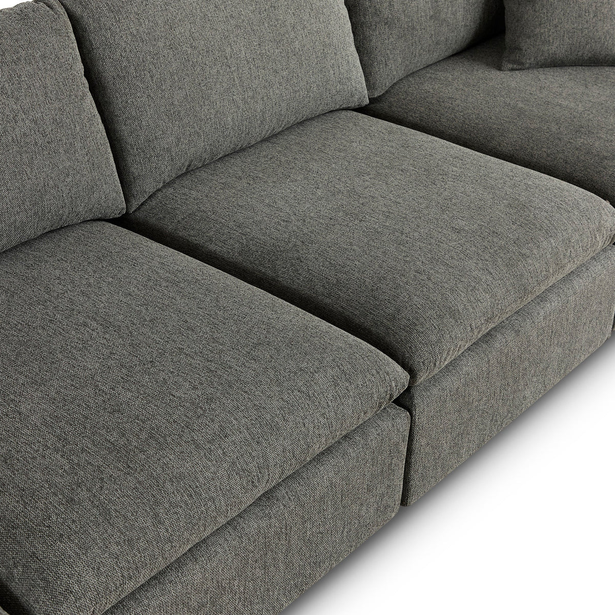 Emery 4 Seater Modular Sofa Grey