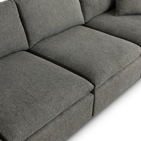 Emery 4 Seater Modular Sofa Grey