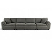 Emery 4 Seater Modular Sofa Grey
