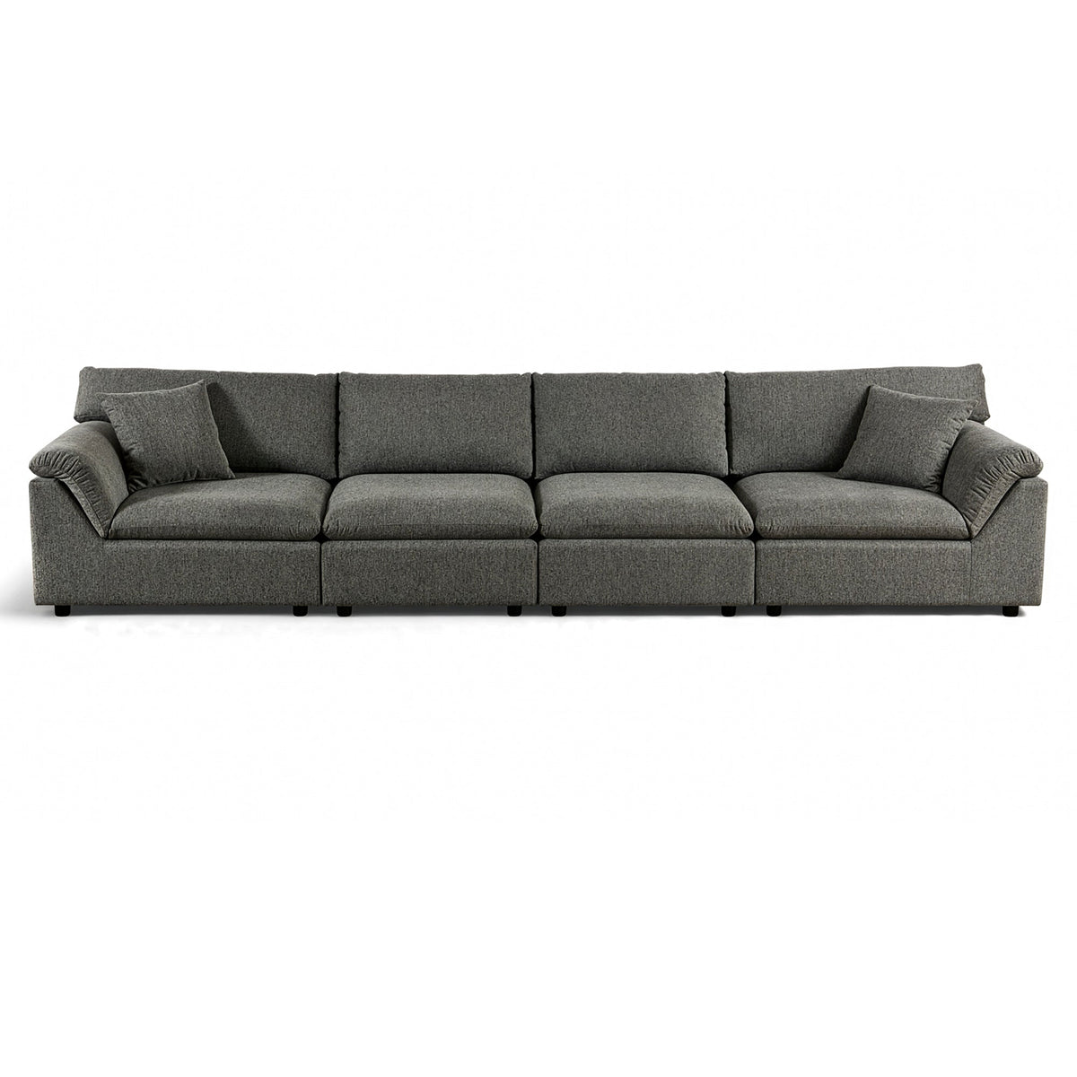 Emery 4 Seater Modular Sofa Grey