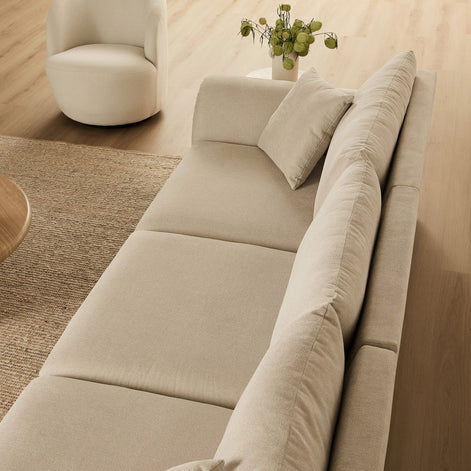 Emery 4 Seater Modular Sofa Oat