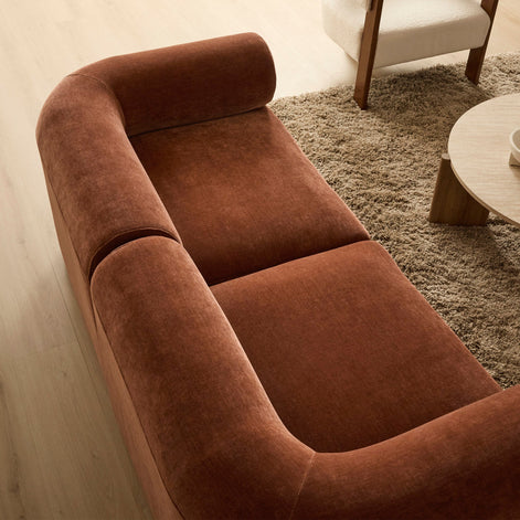 Tully 2 Seater Modular Sofa Cinnamon
