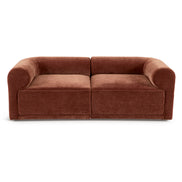 Tully 2 Seater Modular Sofa Cinnamon