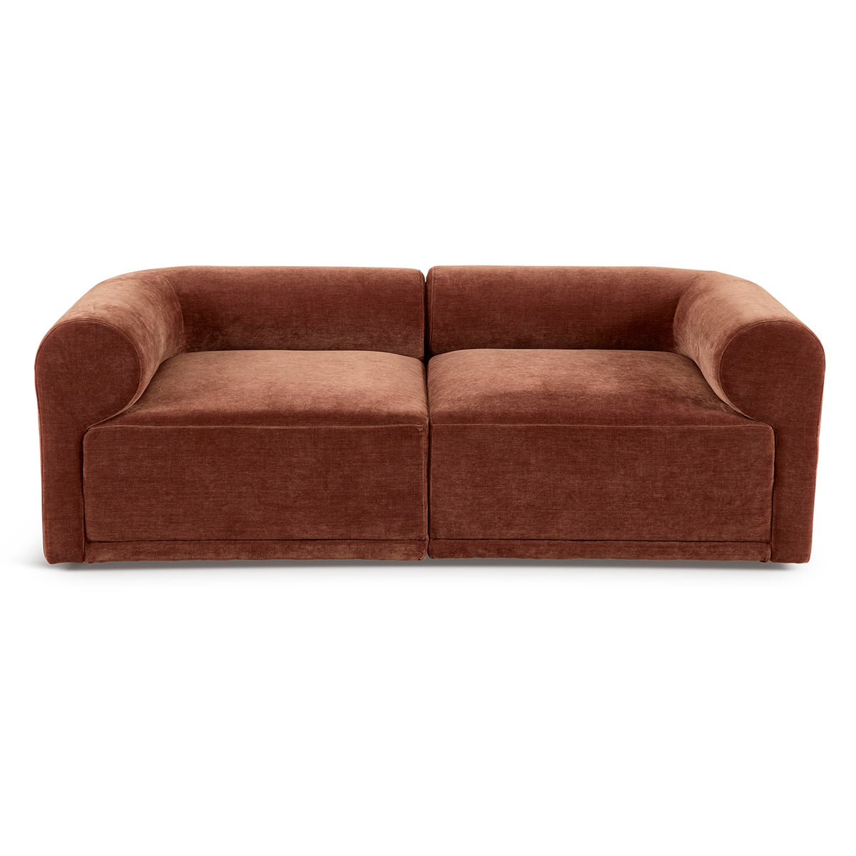 Tully 2 Seater Modular Sofa Cinnamon