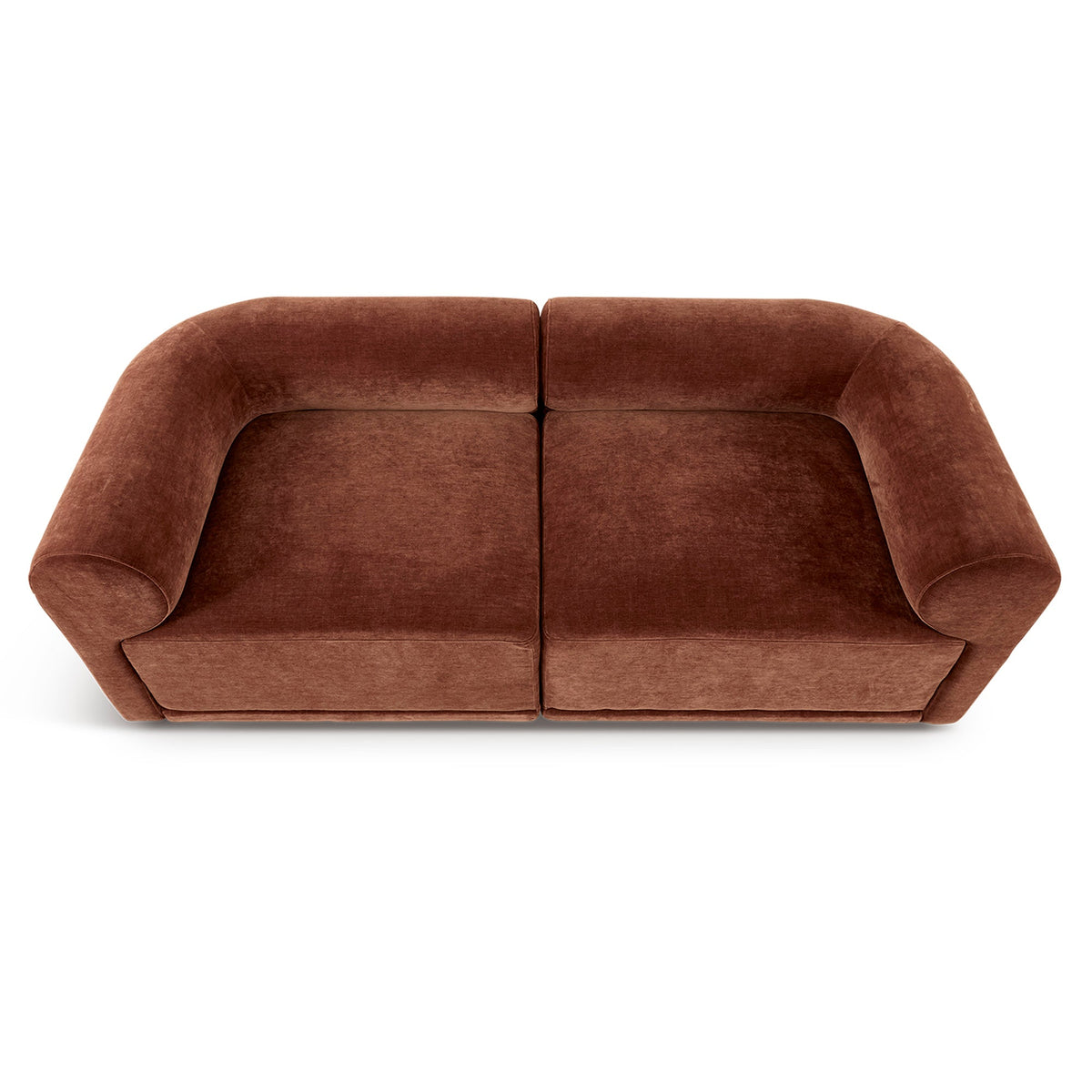 Tully 2 Seater Modular Sofa Cinnamon