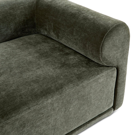 Tully 2 Seater Modular Sofa Olive