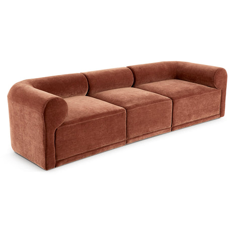 Tully 3 Seater Modular Sofa Cinnamon
