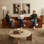 Tully 3 Seater Modular Sofa Cinnamon