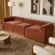 Tully 3 Seater Modular Sofa Cinnamon