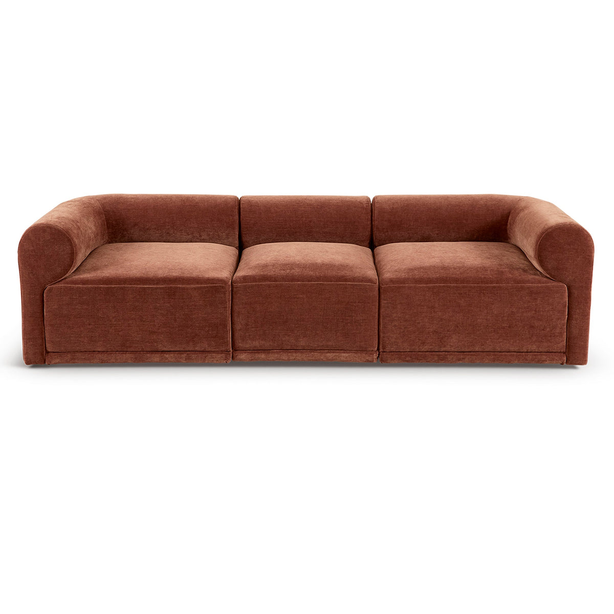Tully 3 Seater Modular Sofa Cinnamon