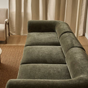 Tully 3 Seater Modular Sofa Olive