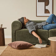 Tully 3 Seater Modular Sofa Olive