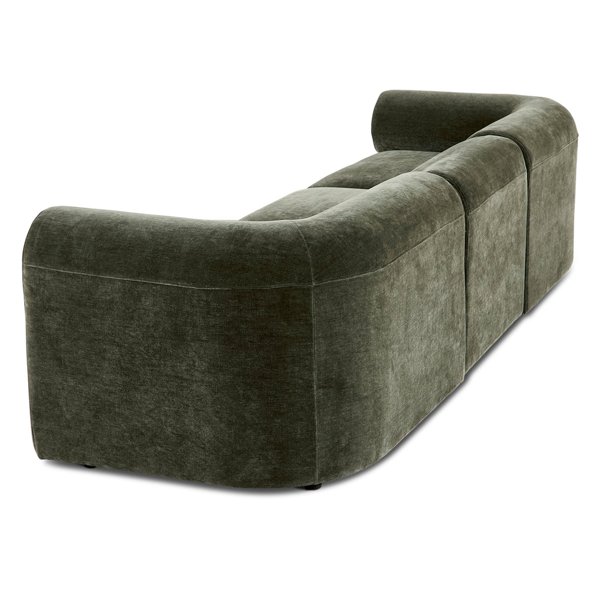 Tully 3 Seater Modular Sofa Olive