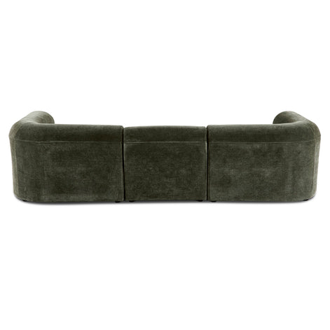 Tully 3 Seater Modular Sofa Olive