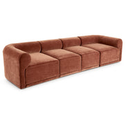Tully 4 Seater Modular Sofa Cinnamon