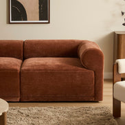 Tully 4 Seater Modular Sofa Cinnamon