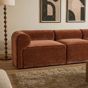 Tully 4 Seater Modular Sofa Cinnamon