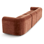 Tully 4 Seater Modular Sofa Cinnamon