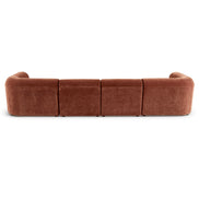 Tully 4 Seater Modular Sofa Cinnamon