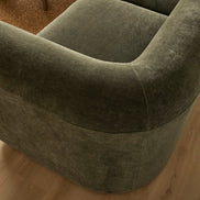 Tully 4 Seater Modular Sofa Olive