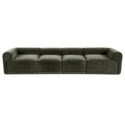 Tully 4 Seater Modular Sofa Olive